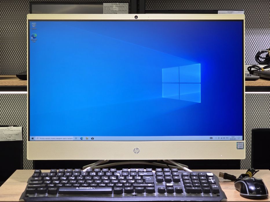 HP моноблок, Intel core i5-8250U/4GB/SSD 256GB/HDD 1TB, 0746/10