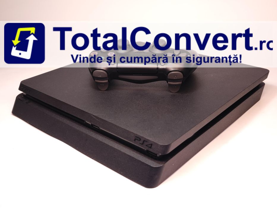 Consola PS4 Slim 500GB 1 controller, Garantie 24 luni | #D95799