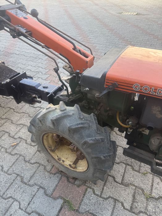 Motocultor Goldoni 14 cv cu remorcă ,freză,plug și răriță 4x4