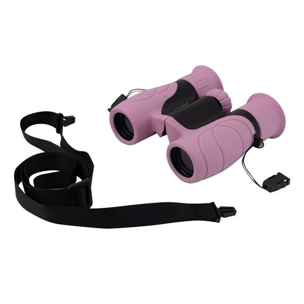 Binoclu compact pentru copii, 8x21, roz