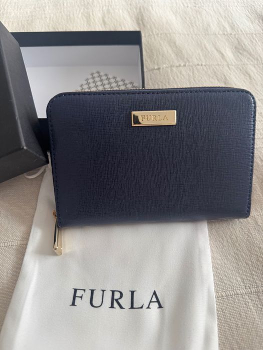 Кожено портмоне FURLA с лого
