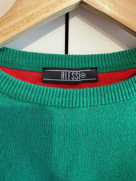 Alessa Hug Пуловер От Плетиво - Green