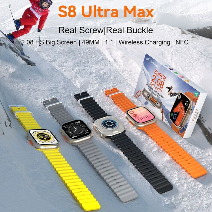 I WATCH Ultra S8 Ultra Watch Supper 2.08 Big Inch