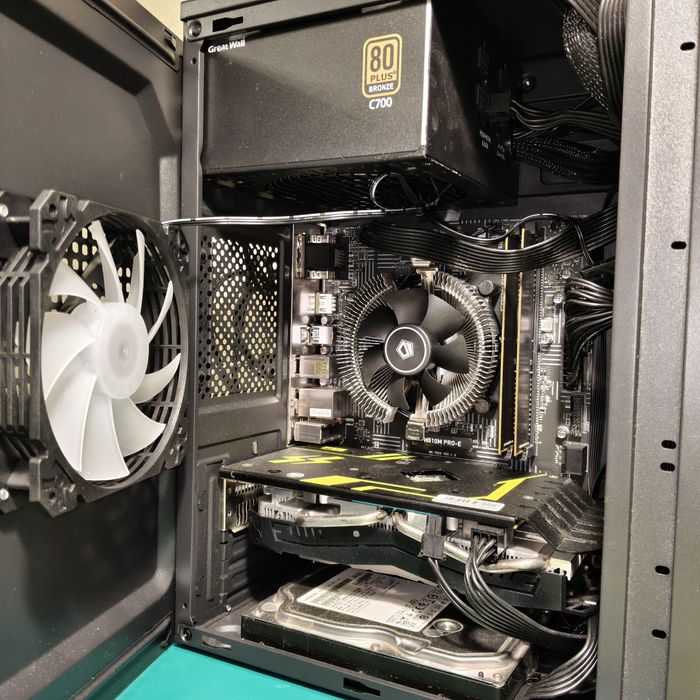 Компьютер i3 10100f Radeon RX580
