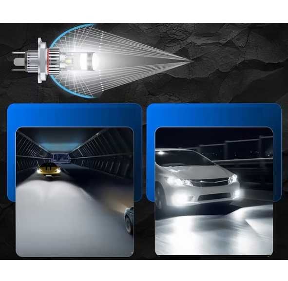 H4 LED Крушки с лупи