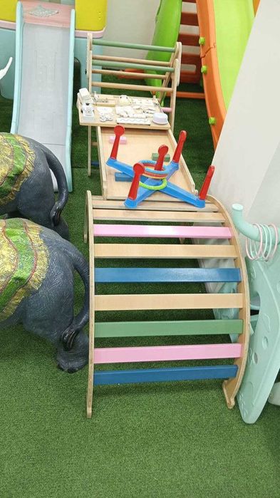 Арка комбинированная горка для скалолазания-85х270х70 см Есть доставка