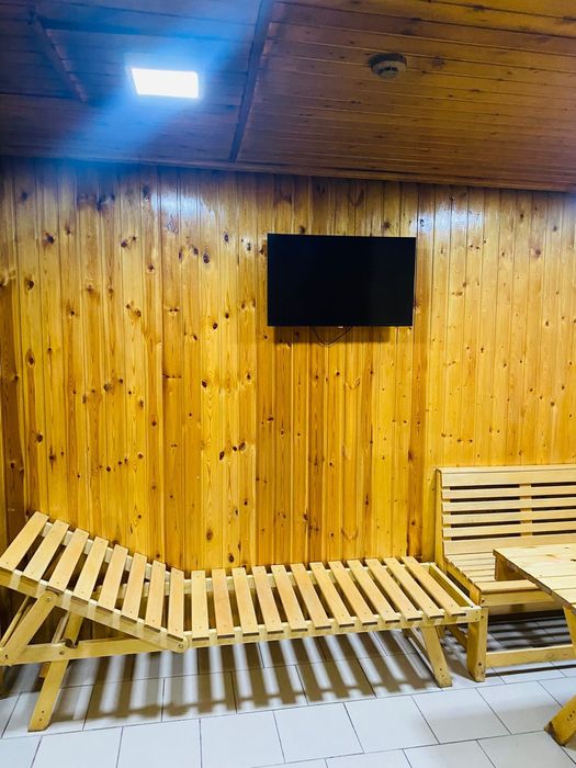 Семейная баня на дровах