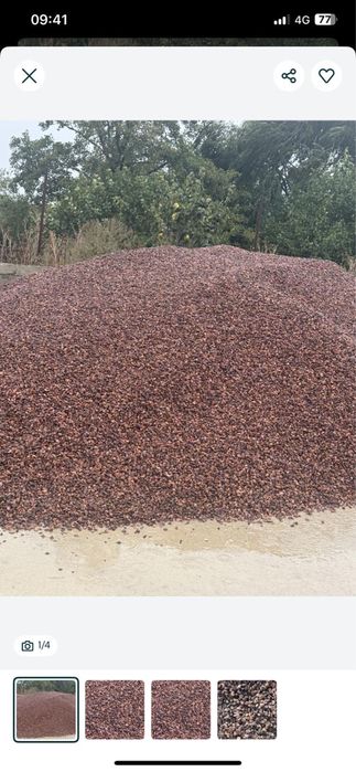 Piatra rosie decorativa