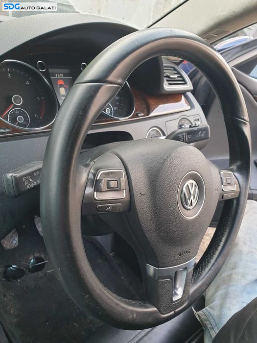 Volan Piele 3 Spite Fara Airbag Volkswagen CC 2012 - 2017 [C3832]