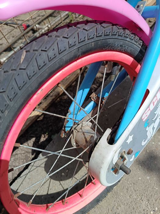 Bicicletă Scirocco 16  cu unicorni, pentru copii