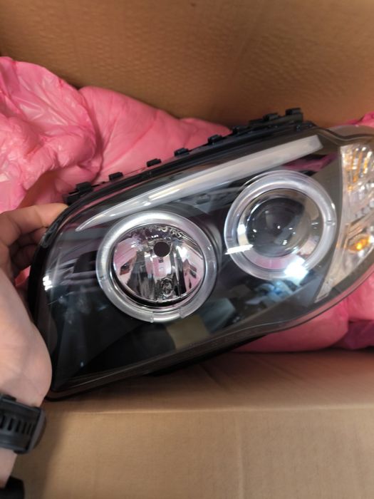 Фарове БМВ 1  Е81 Е82 Е87 Е88 ЛЕД Нови Тунинг BMW E87 E82 LED Angle ey