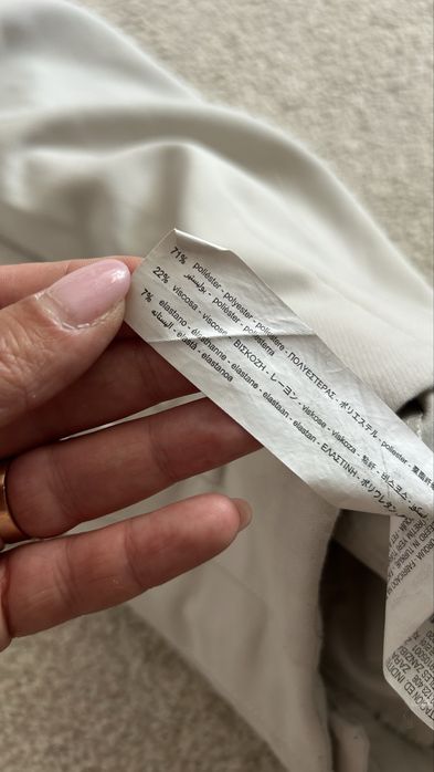 Pantaloni zara crem