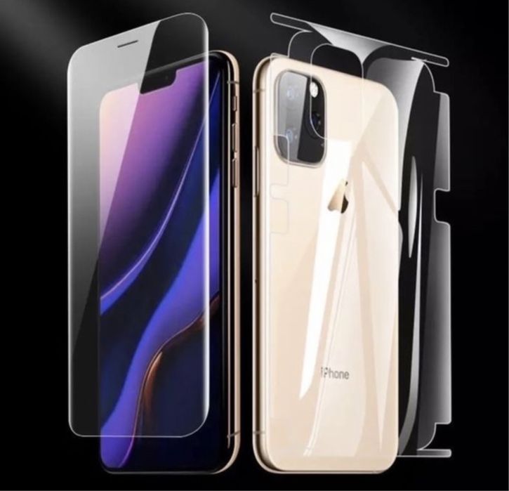 Folie Curbata Silicon Fata Spate Lateral Clear Iphone Toate Modelele