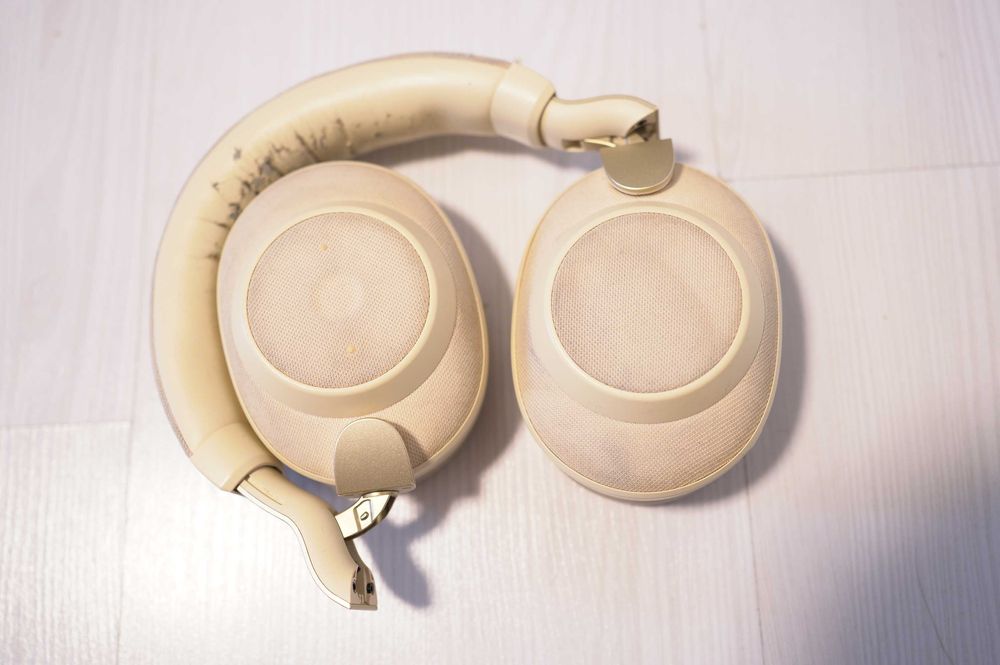 Căști Jabra Elite 85h Gold Beige – Perfect Funcționale – Folosite intens