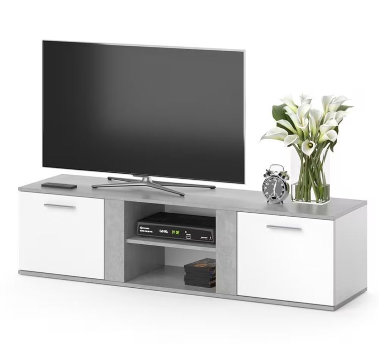 Тв шкаф светло сиво 2711