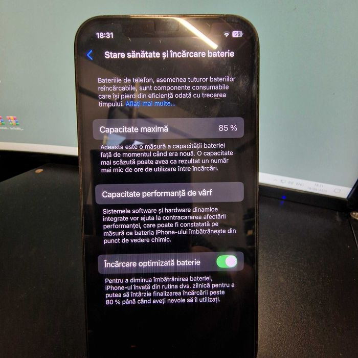 IPhone 12 Pro 256Gb Blue 85% cablu, husa