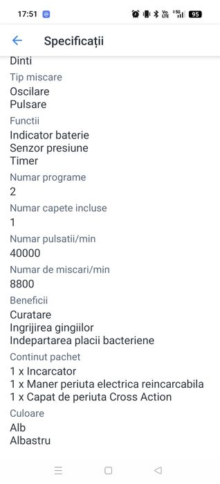 Periuța de dinți