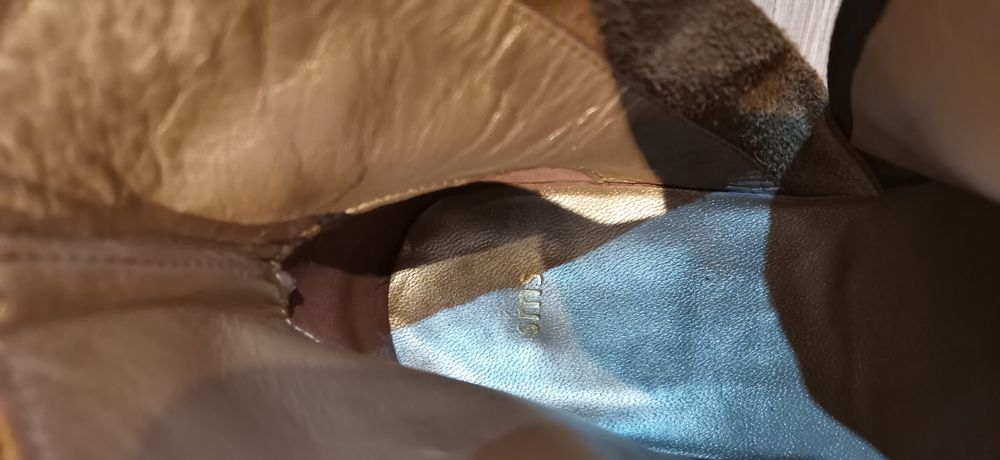 Botine western SMS din piele nubuck