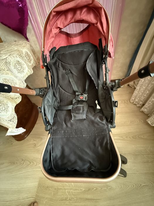 Коляска с 0+ Coballe перекидная ручка