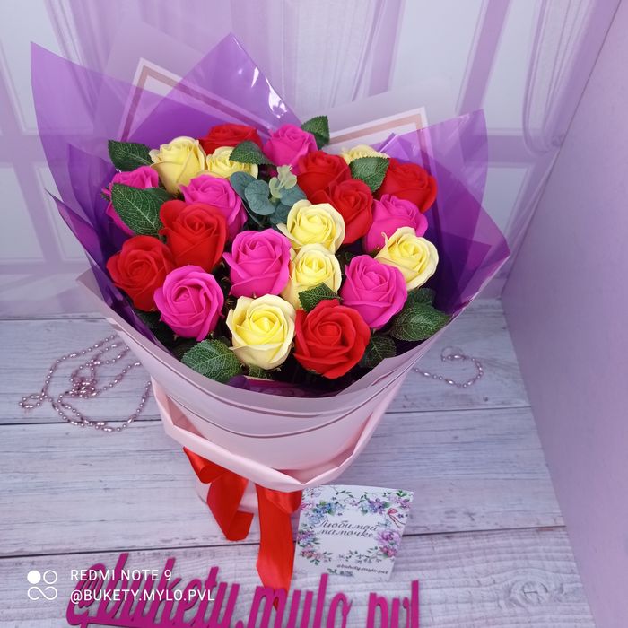 Мыльные Объёмные букеты