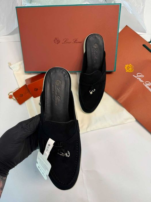Papuci Lora Piana PREMIUM Full Box, Mărimi 35/40, 100% Piele Naturală