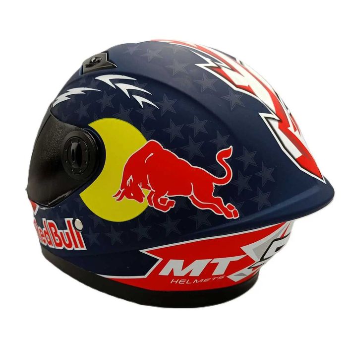 Детска мото каска с тъмен визьор