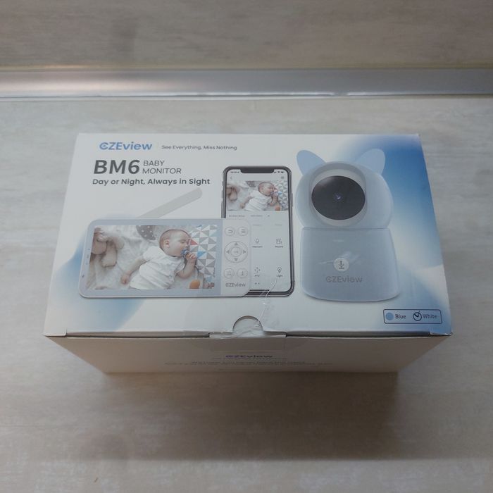Нов Смарт Видео Бебефон CZEview BM6 | 2K Камера + 5.5" HD Екран + Wi-Fi App | Топ модел