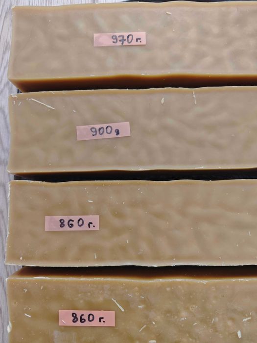 Натурален чист пчелен восък - тройно претопен (собствено производство)