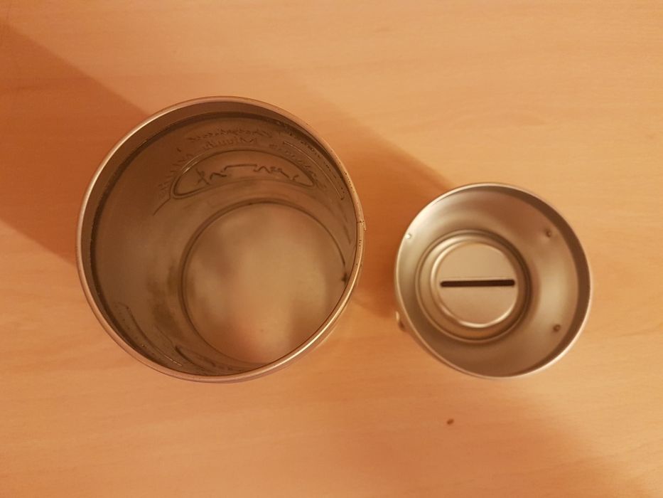 Жестяной бидон копилка