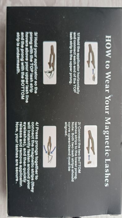 Магнитни мигли със щипка