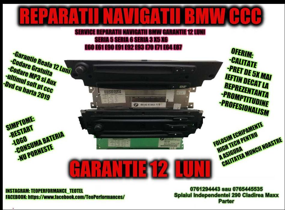 Reparatie navigatie bmw