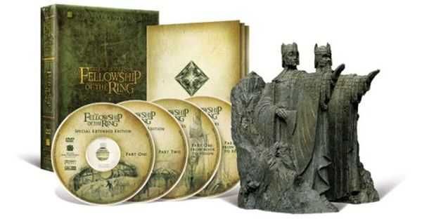 The Lord Of The Rings - Extended DVD Complete Collection Trilogy Gift Set - Властелинът на пръстените разширено DVD издание + колекционерска фигура
