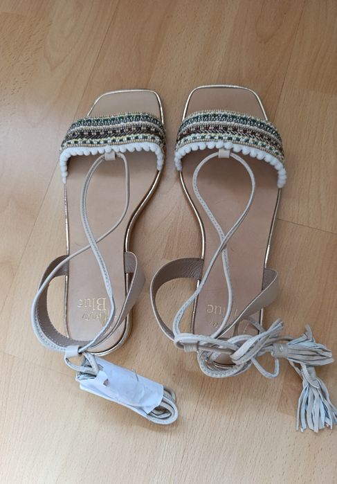 Sandale cu șnururi Alma en Pena