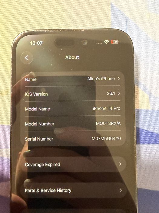 Iphone 14 PRO Black Titanium 256 GB PERFECT