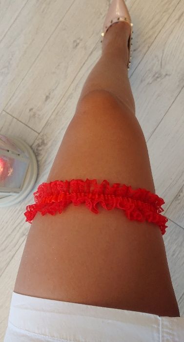 Jartiera mireasa NOUA hand made 100% in Romania Bridal garter
