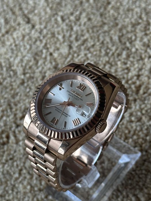 Ceas Seiko Datejust Presidential Pearl White Mod Automatic NH35