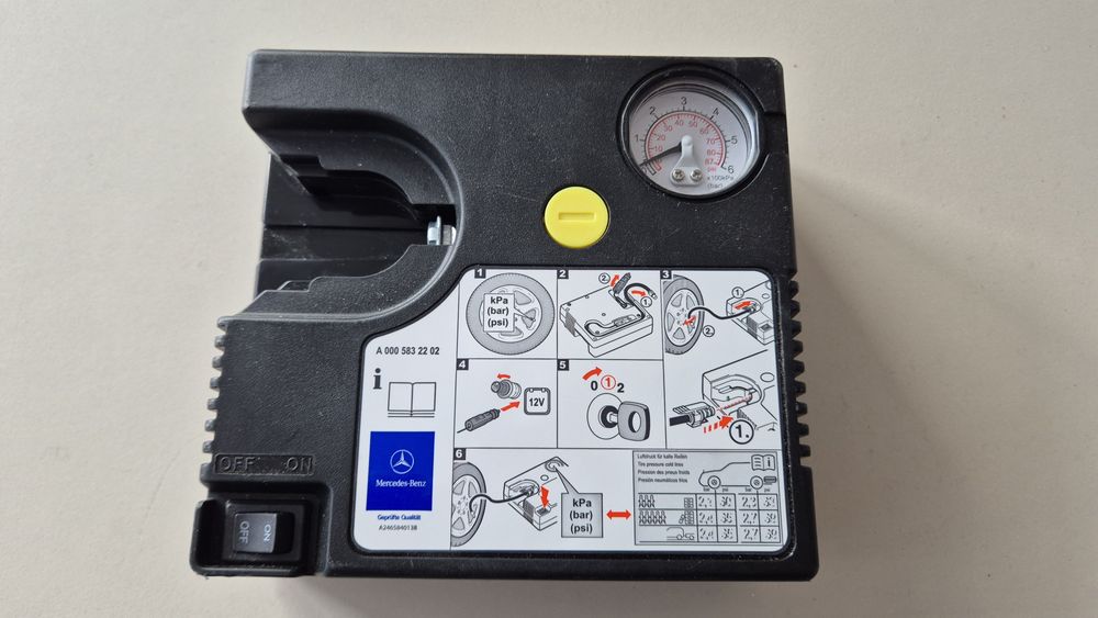 Нов Оригинален Компресор /ПОМПА/Мерцедес  за гуми 180w