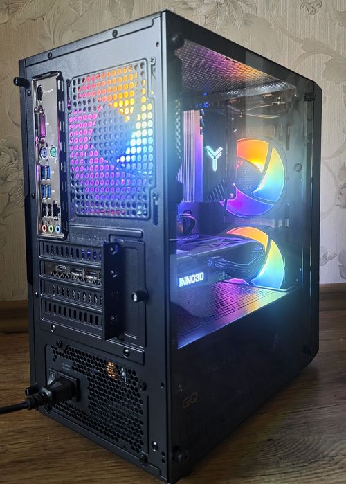 Геймърски компютър Ryzen 5 5500, RTX 3060TI, 16 RAM