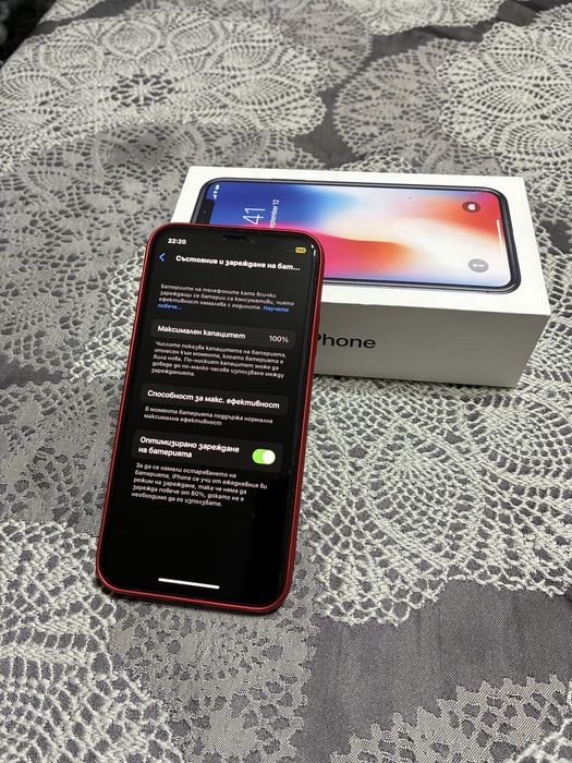 Iphone X отключен перфектен 100% batt