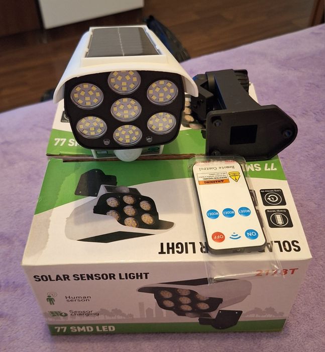 Panou solar tip camera, camera falsa.