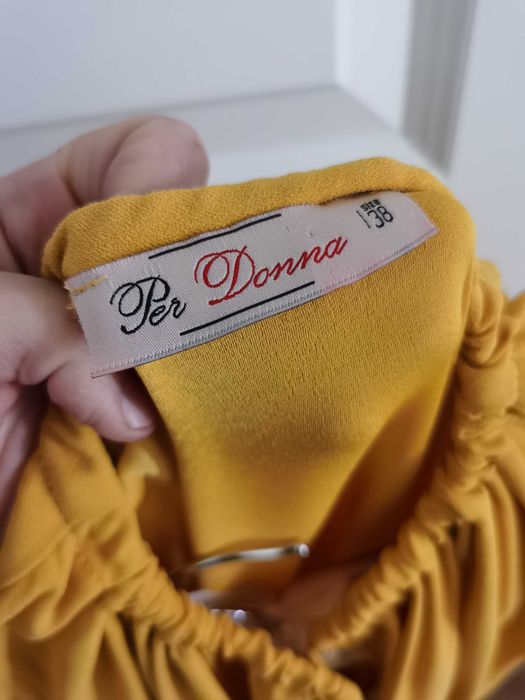 Rochie dama M (38) galbena botez