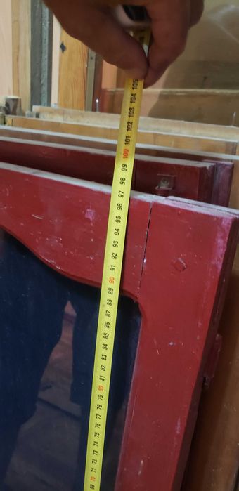 Дераза рама б/у тахта ойна шишалари билан