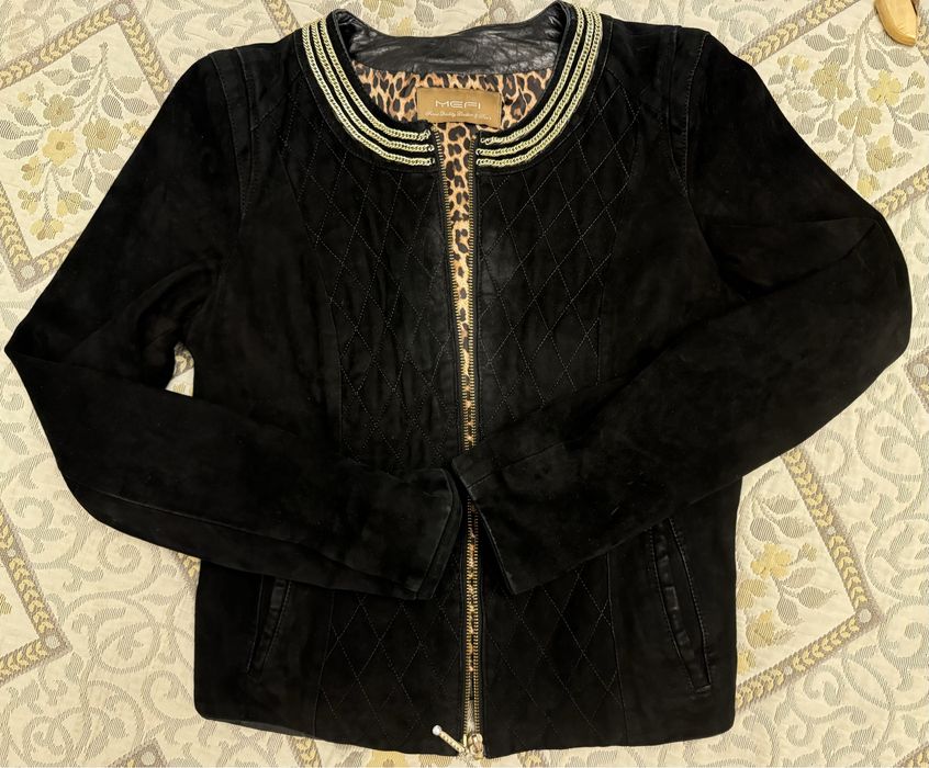 Куртка из натуральной замши