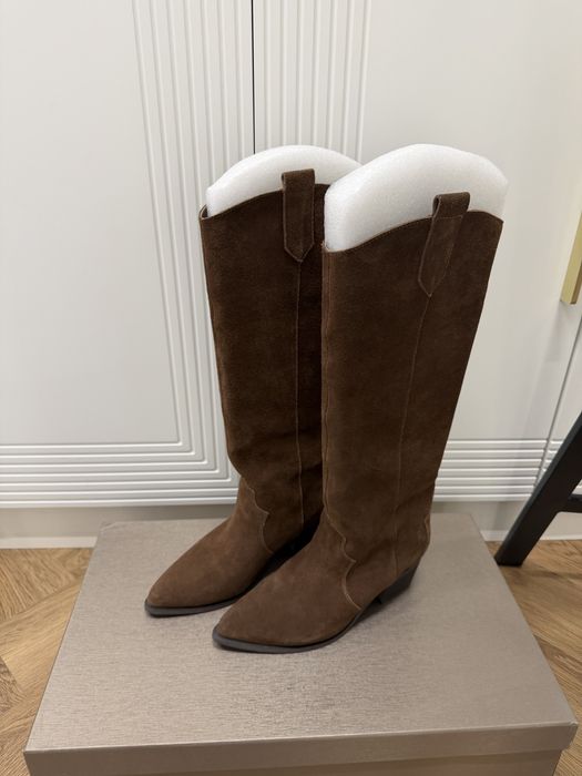 Женские сапоги-казаки