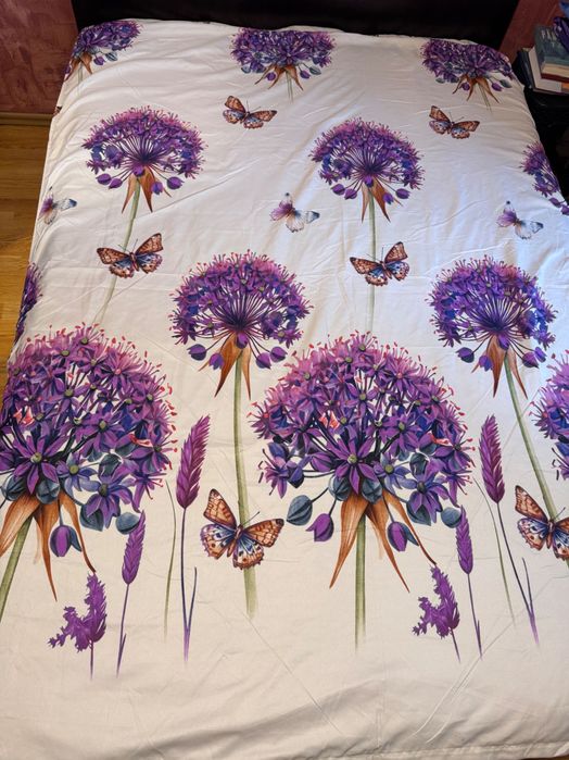 Lenejerie de pat pentru o persoană 4 piese, Casa Pucioasa