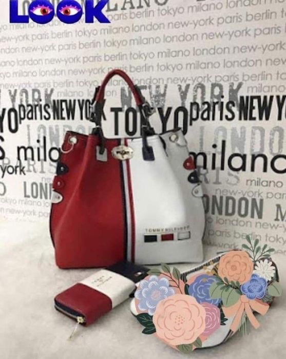 Geanta +portofel, super model, etichetă, saculet