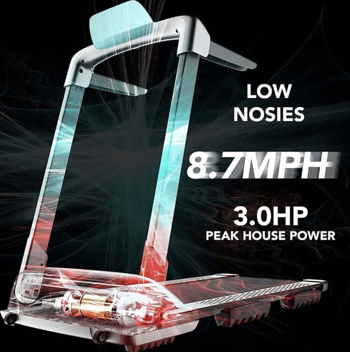 Беговая дорожка складная для дома с амортизацией, тихая