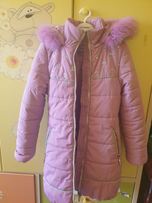 Продам пуховик на девочку 6-8 лет, пр.Россия