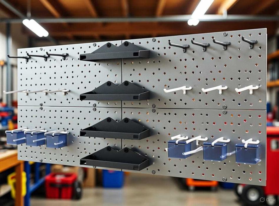 Teshilgan panel, перфопанель, do'konda ilgaklar uchun panel