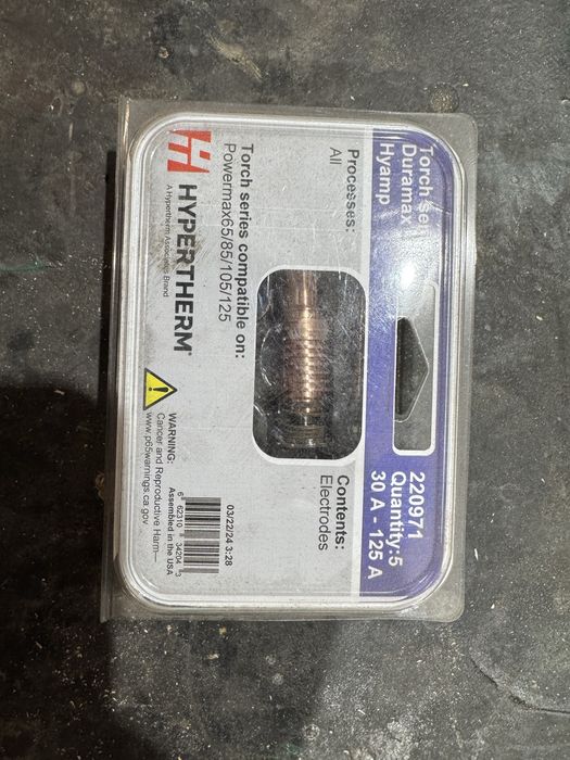 Duze/electrozi plasma Hypertherm, compatibil Powermax65/85/105/125
